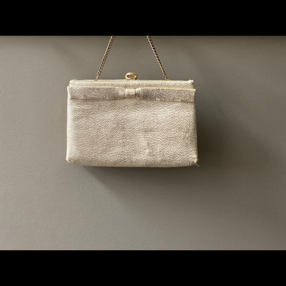 Vintage gold clutch